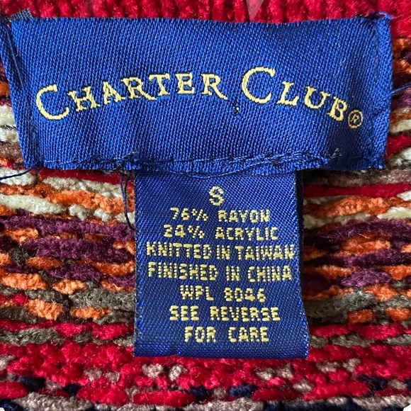 Charter Club Christmas knit Cardigan - Picture 5 of 8